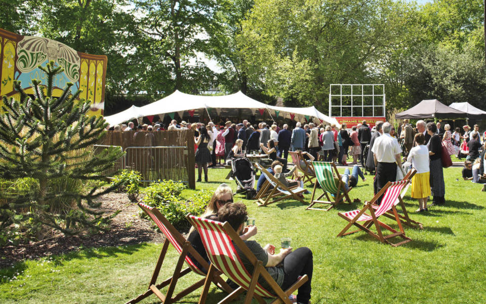 Photo of The Adnams Spiegeltent.